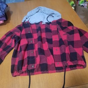 Flannel sweater